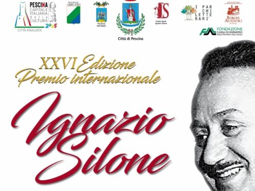 XXVI edizione del Premio Internazionale Ignazio Silone a Pescina, presso il Teatro San Francesco, 19-22 agosto 2023